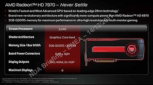 Präsentationsfolien zur Radeon HD 7970, Folie 3